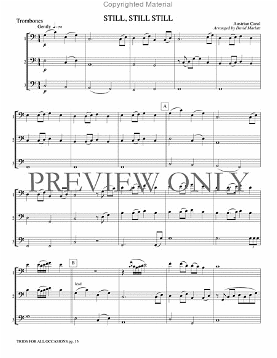 Trios for All Occasions Small Ensemble scores gallery preview page 16