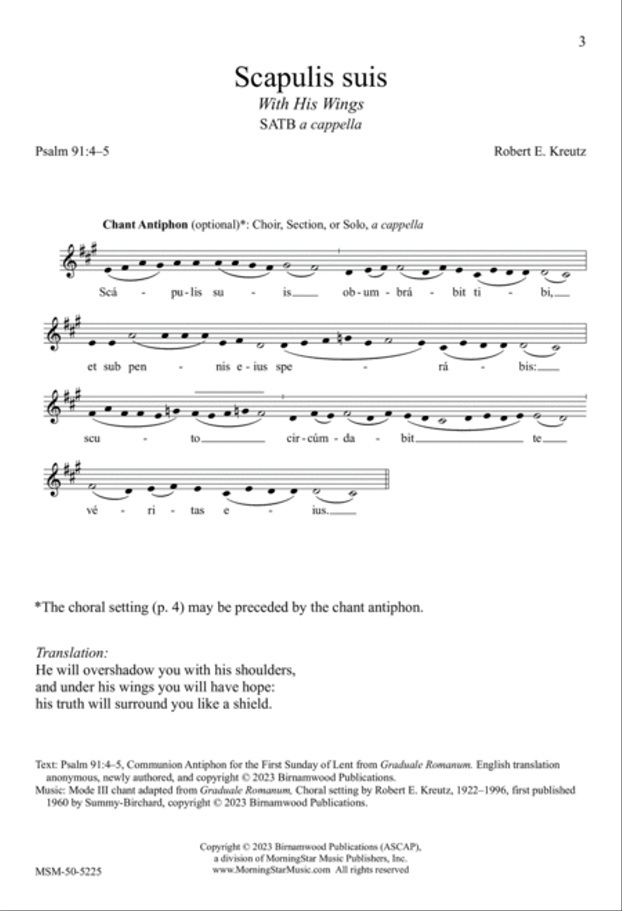 Scapulis suis Scapulis suis 4-Part scores gallery preview page 3