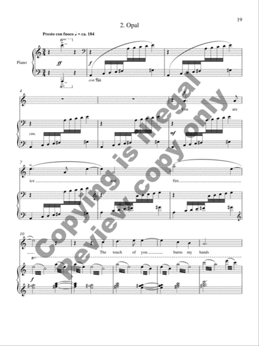 Collected Songs for Soprano and Piano Soprano Voice scores gallery preview page 12