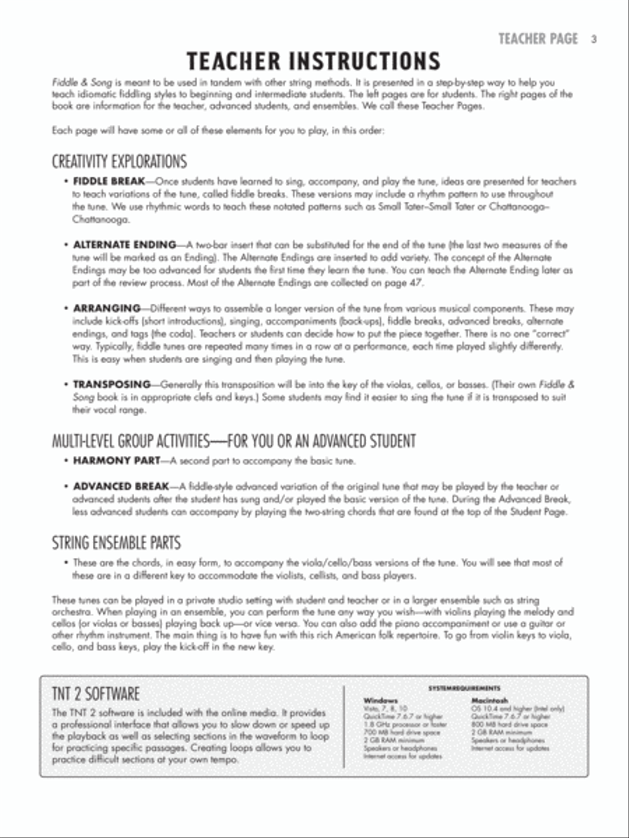 Fiddle & Song, Book 1 Chamber Orchestra scores gallery preview page 4
