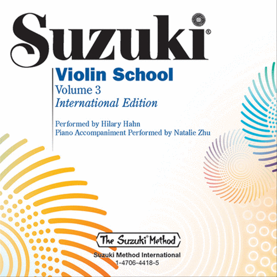 Book cover for Suzuki Violin School, Volume 3