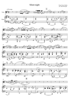 Silent night (viola & piano)