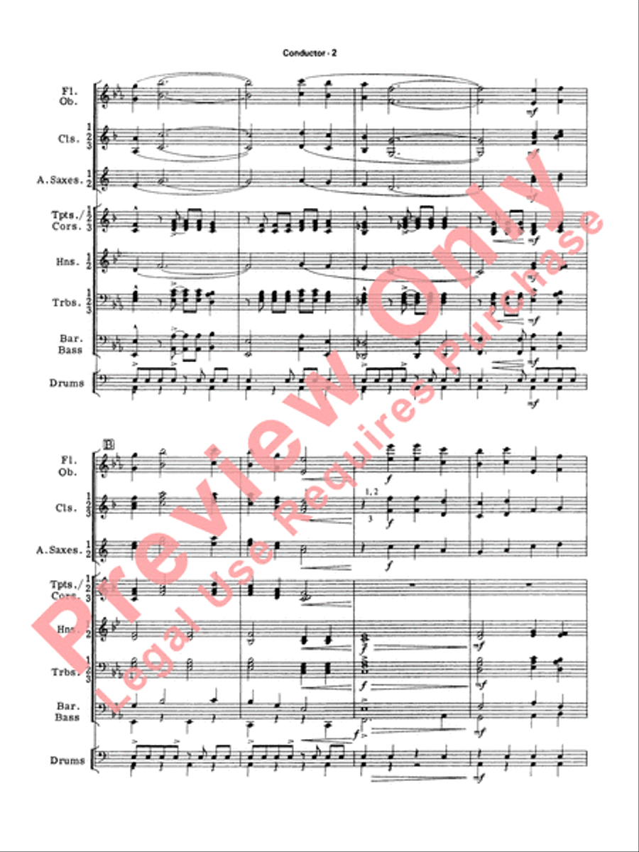 The Magnificent Seven The Magnificent Seven Concert Band scores gallery preview page 4