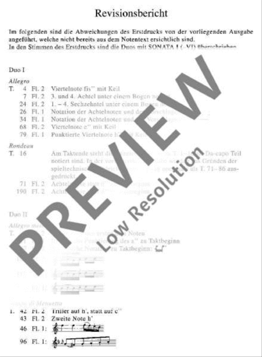 Six Duos Six Duos Flute Duet scores gallery preview page 7