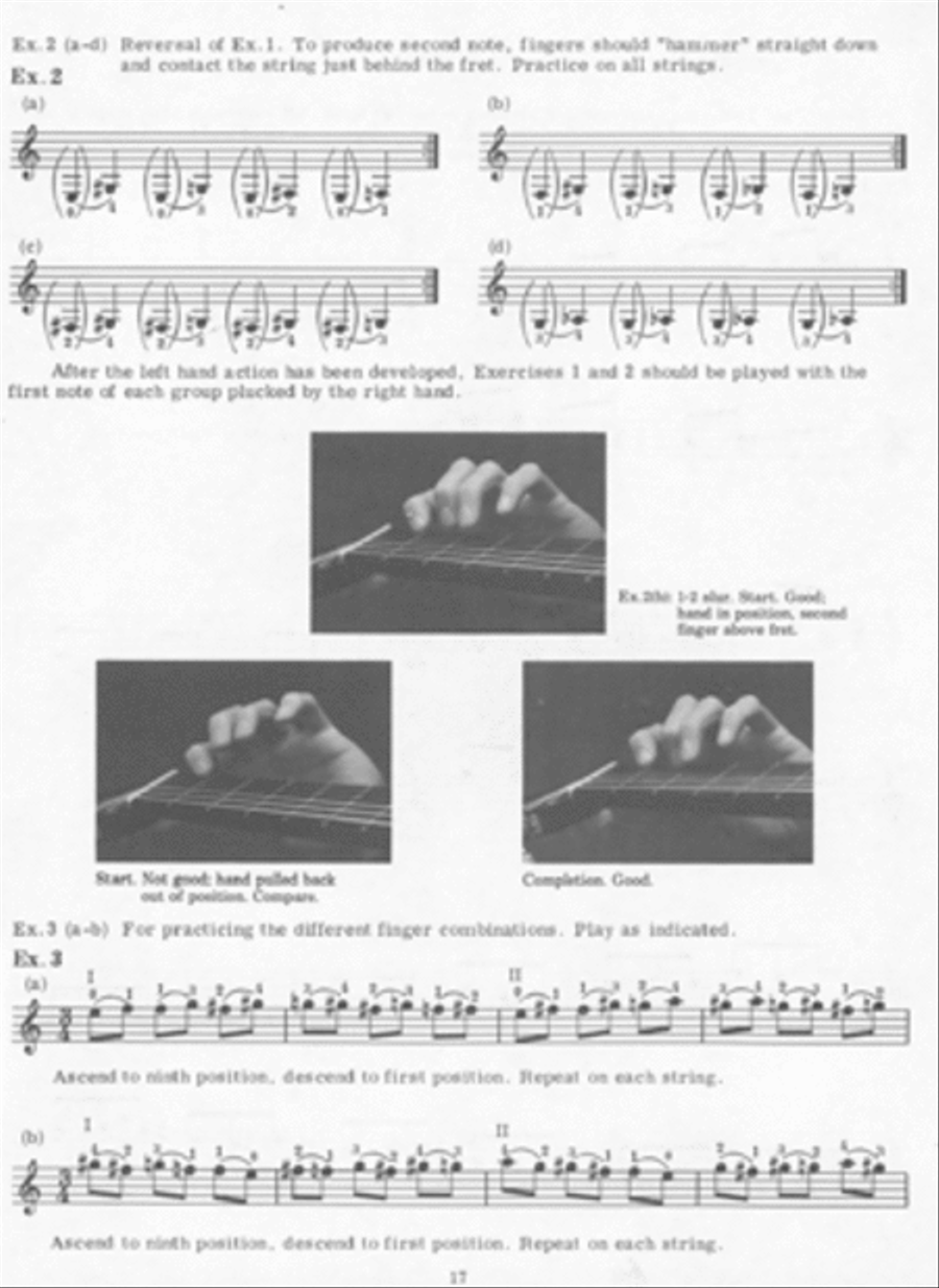 Left Hand Studies for Classical Guitar Acoustic Guitar scores gallery preview page 2