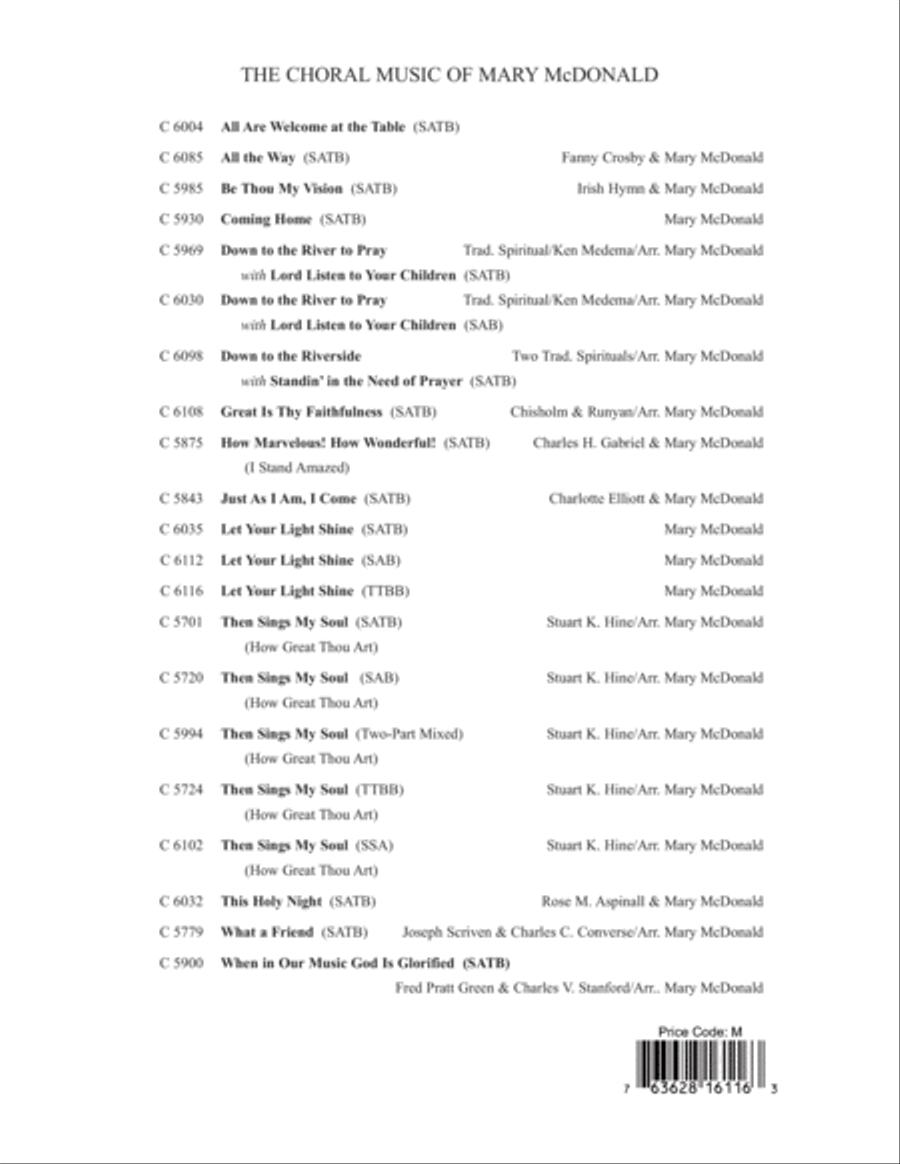 Let Your Light Shine Choir scores gallery preview page 12