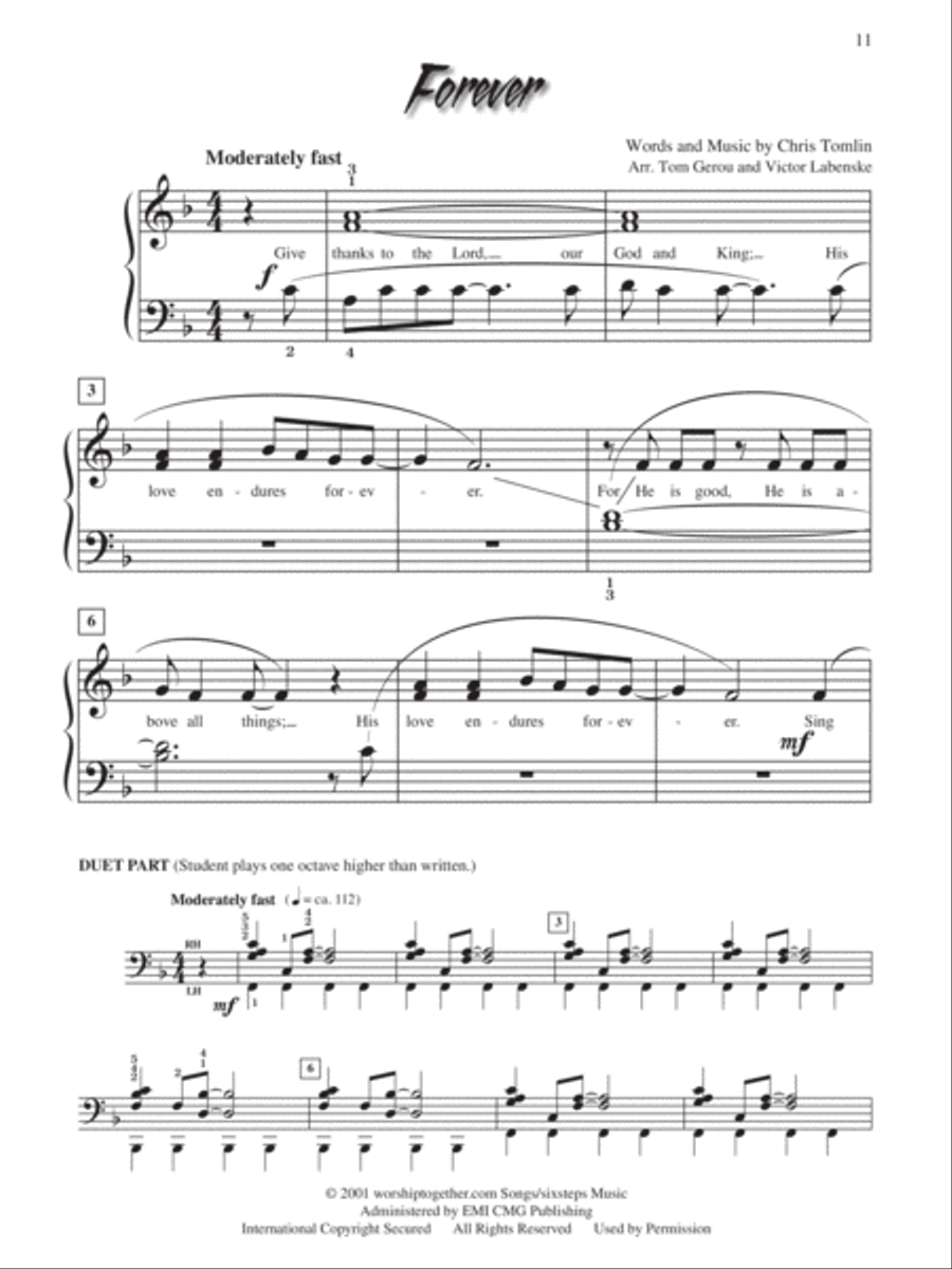 Play Praise -- Most Requested, Book 2 Easy Piano scores gallery preview page 4