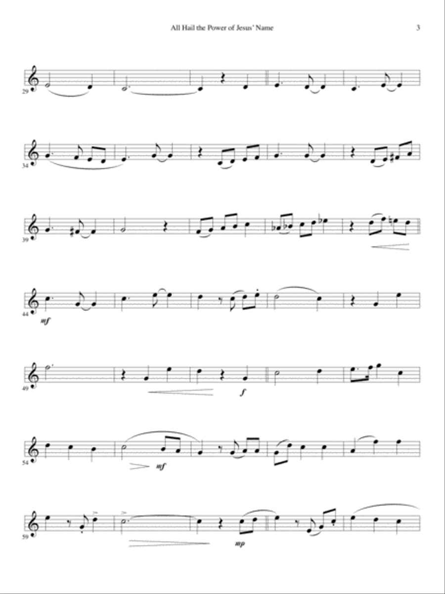 Creative Hymns for Trumpet Trumpet Solo scores gallery preview page 3