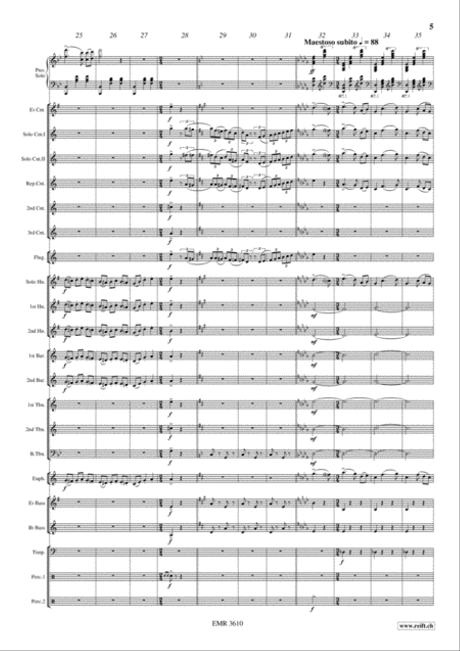 Concerto Fantastico Brass Band scores gallery preview page 6