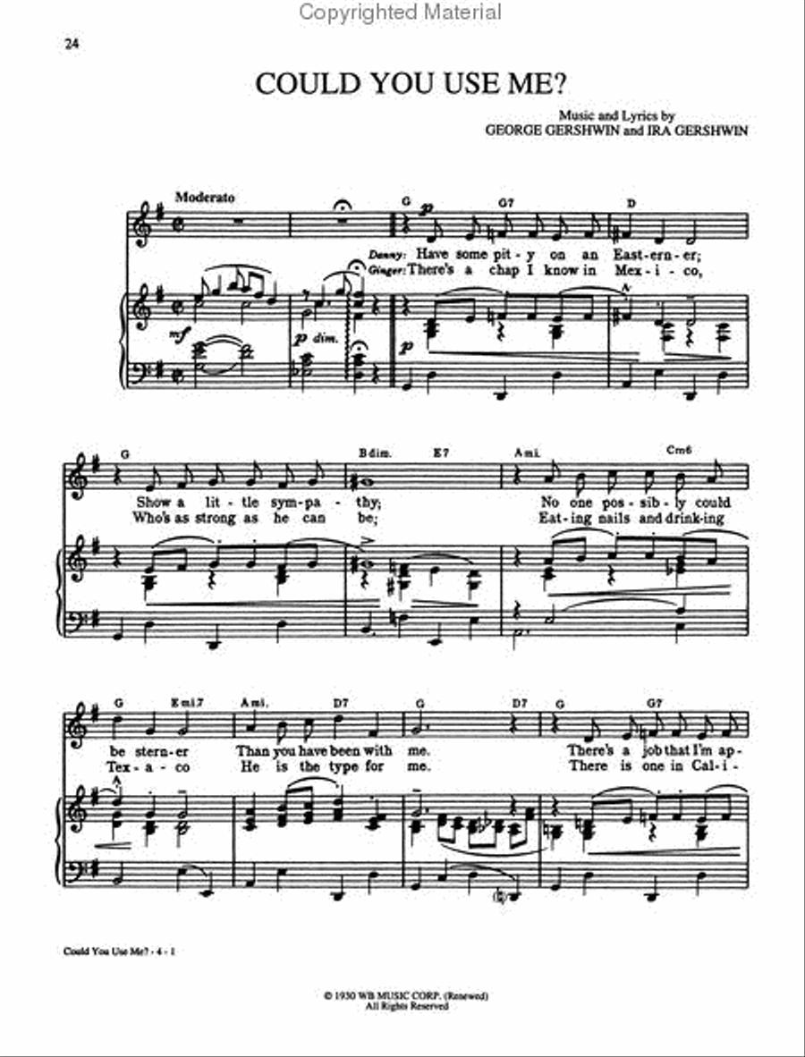 <br>Sheet music extract