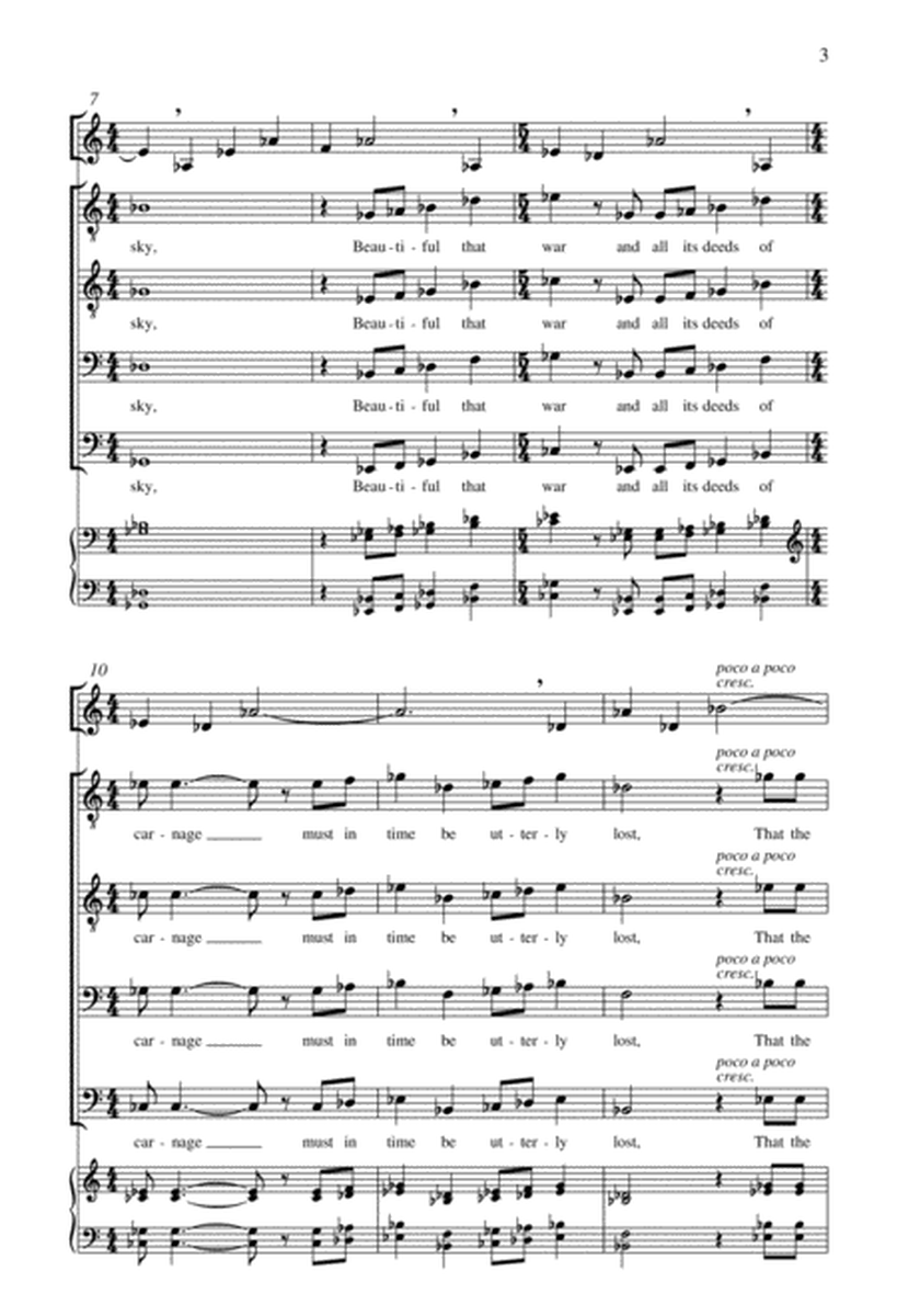Reconciliation (Downloadable Choral Score)