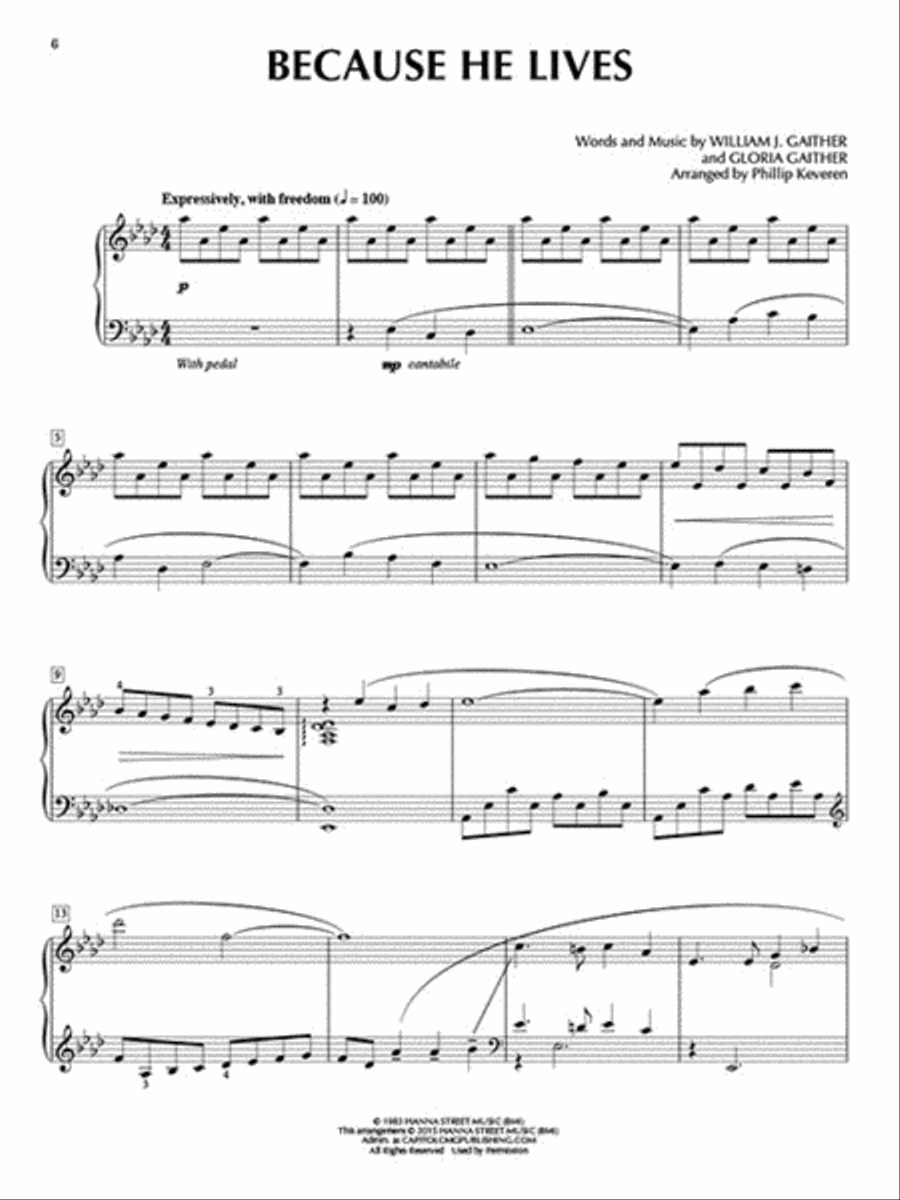 Gospel Greats Piano Solo scores gallery preview page 4