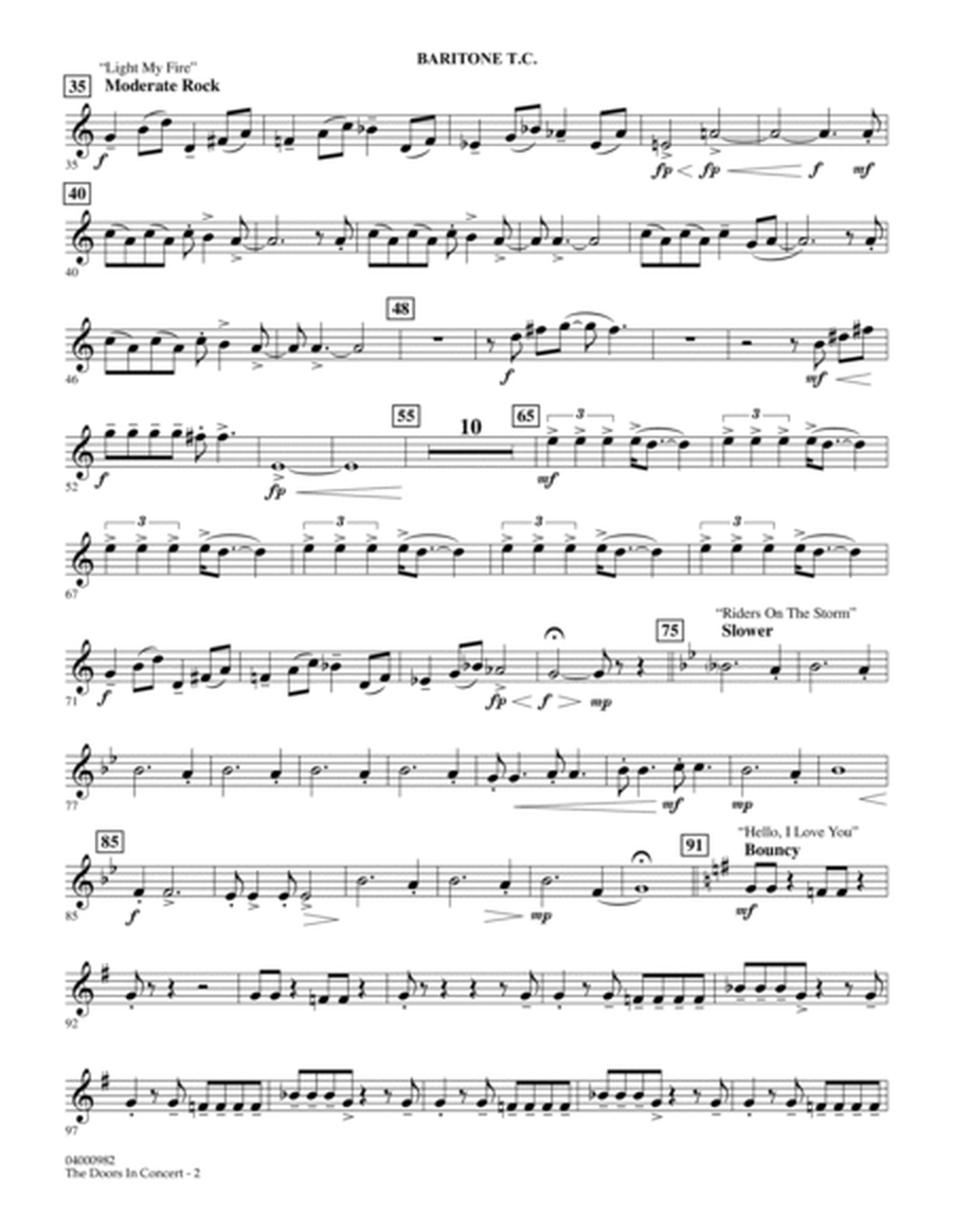 The Doors in Concert (arr. Paul Murtha) - Baritone T.C.