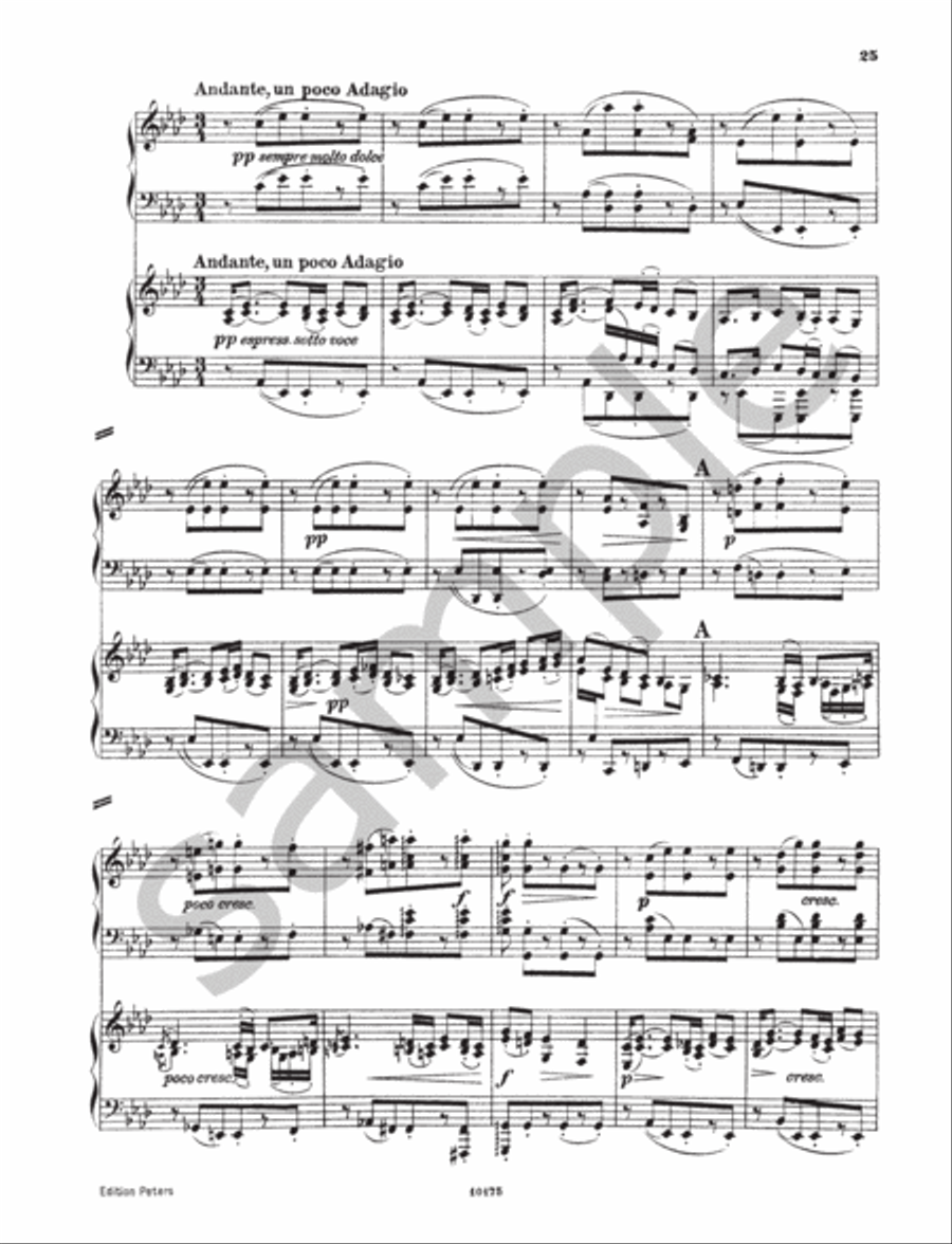 Sonata for 2 Pianos in F minor Op. 34b Piano Duet scores gallery preview page 5