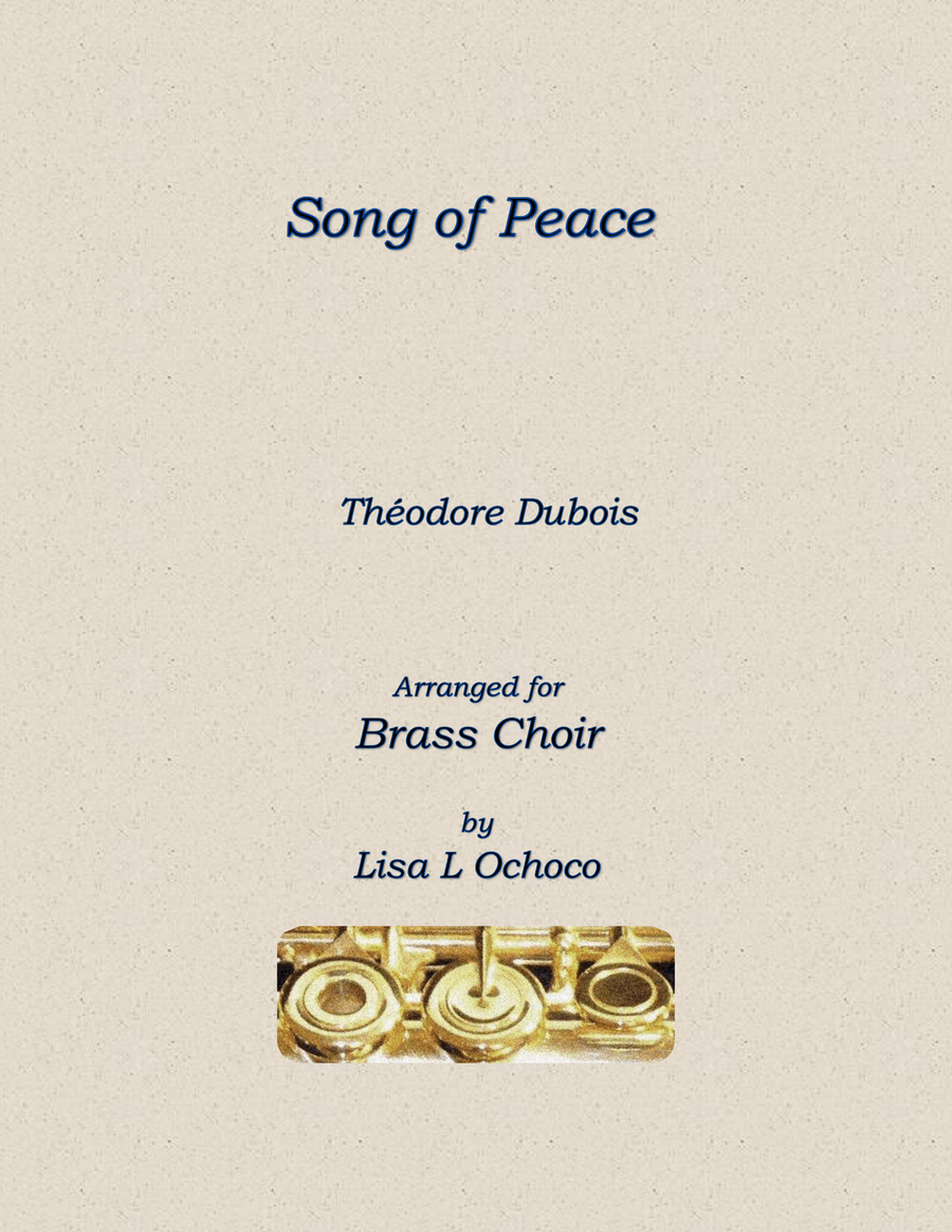 Song of Peace for Brass Choir Brass Band scores gallery preview page 1