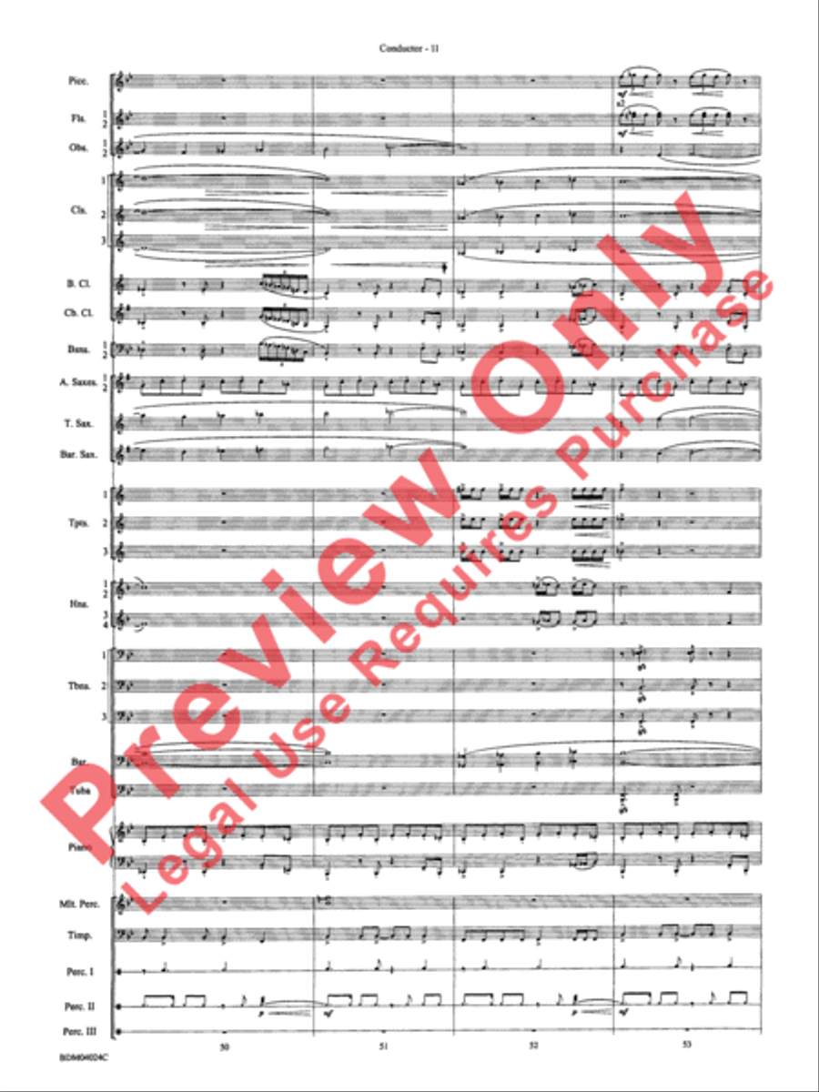 Ithaca (from The Odyssey (Symphony No. 2)) Concert Band scores gallery preview page 15