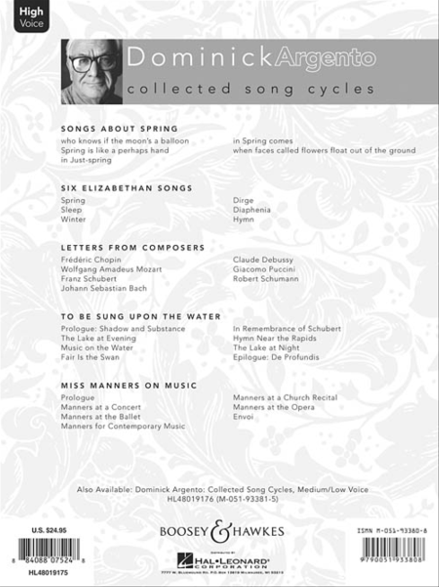 Collected Song Cycles Collected Song Cycles Voice scores gallery preview page 2