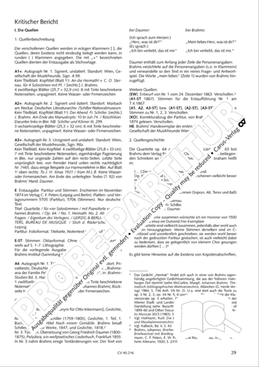 Drei Quartette op. 64 Choir scores gallery preview page 30