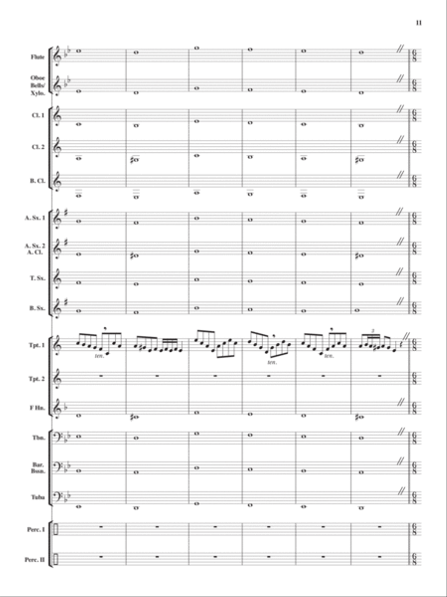El Toro Rojo Grande Concert Band scores gallery preview page 10