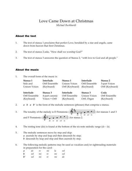 Love Came Down at Christmas (Downloadable Full Score and Parts) image number null