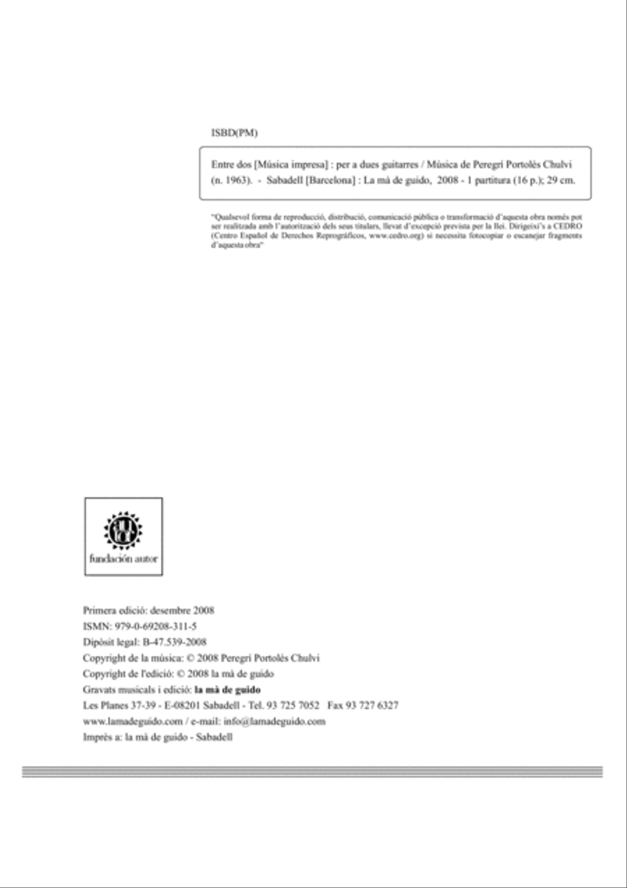 Entre dos Classical Guitar scores gallery preview page 2