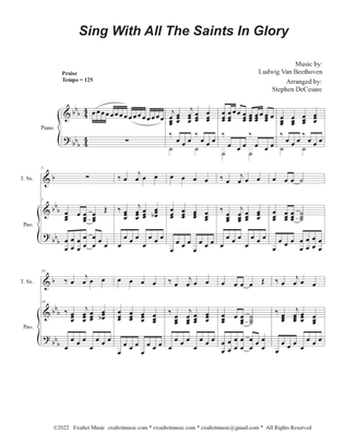 Sing With All The Saints In Glory (Tenor Saxophone and Piano)