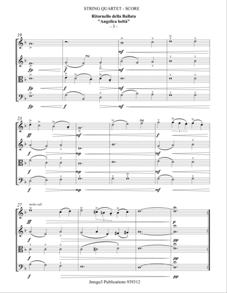 Landini: Ritornello della Ballata 