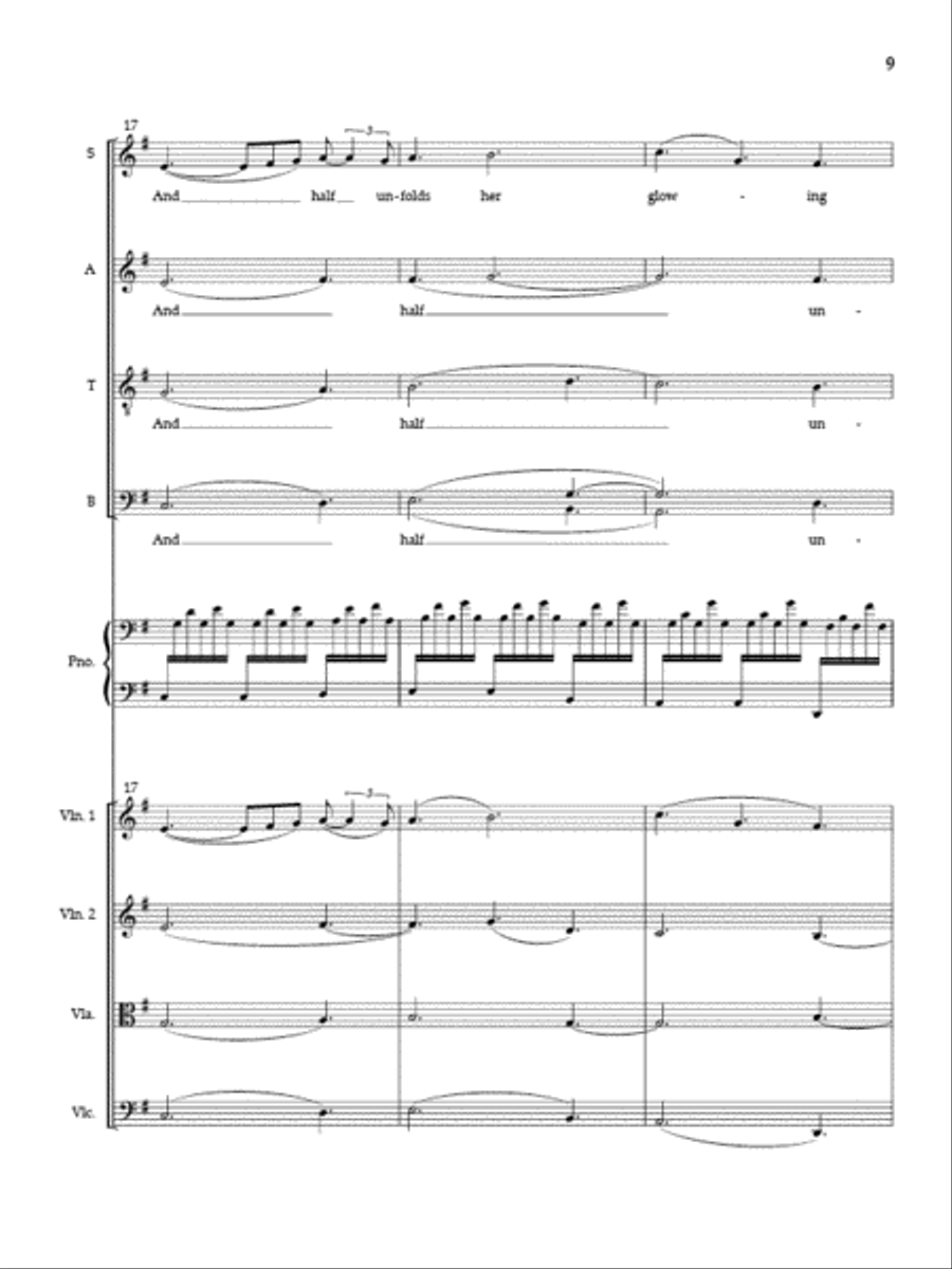 The Rose (Full Score and Instrumental Parts) Divisi scores gallery preview page 8