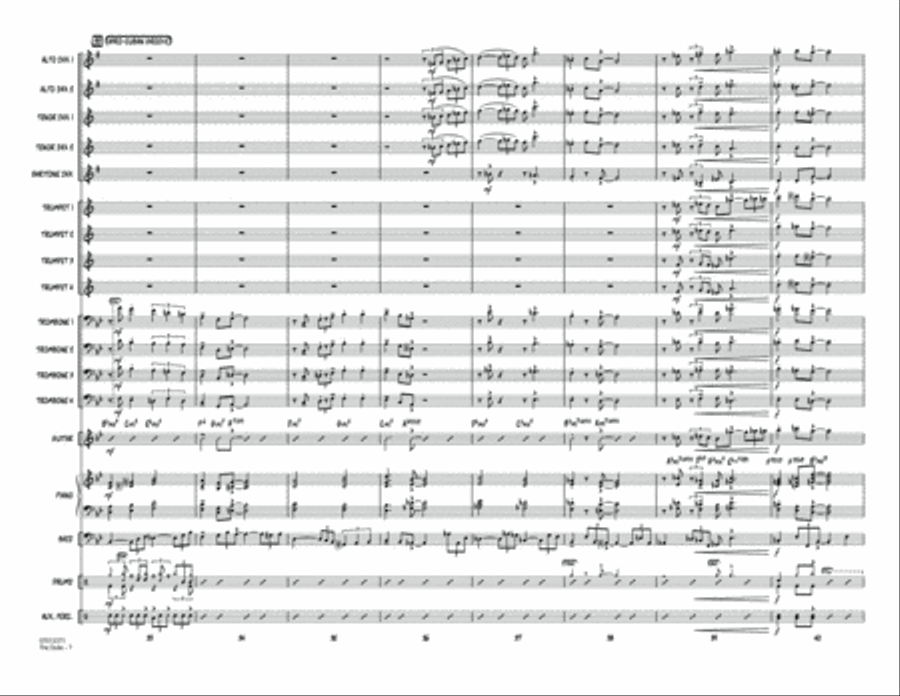 The Duke (arr. Mike Tomaro) - Conductor Score (Full Score) Jazz Ensemble scores gallery preview page 6