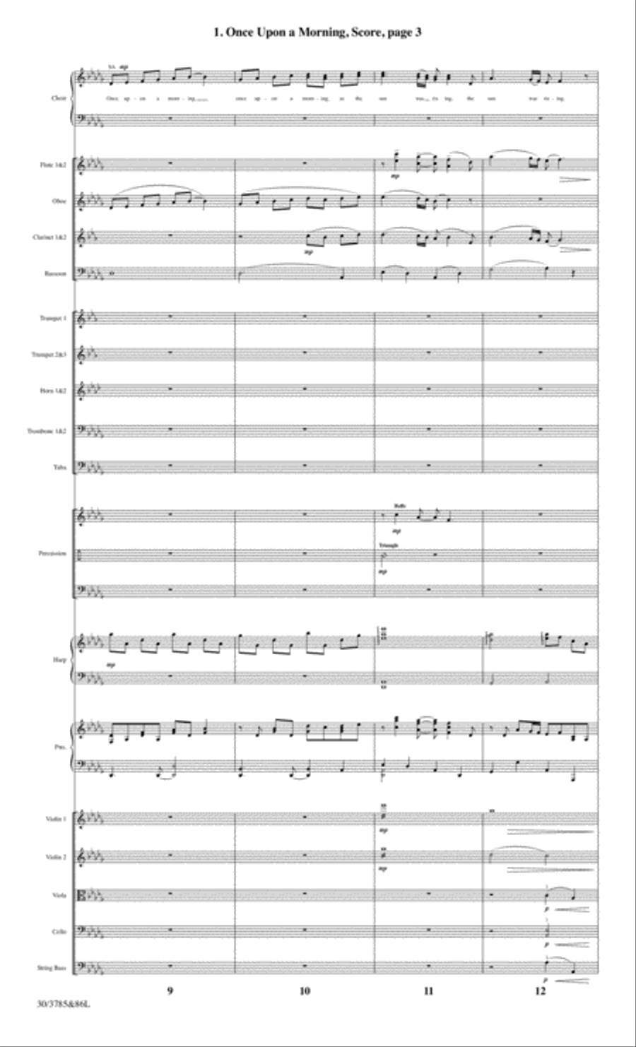 Once Upon a Morning - Full Score Choir scores gallery preview page 5