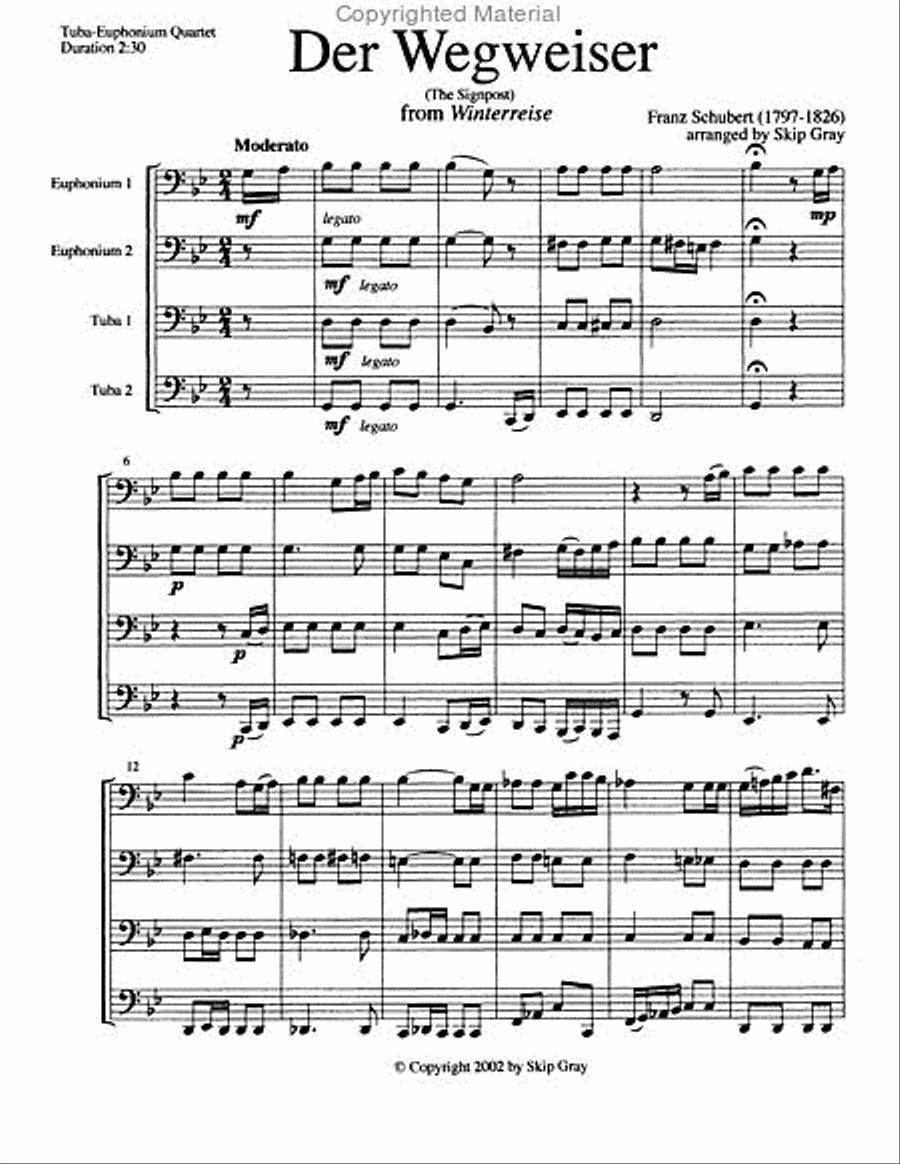 Concert and Contest Collection for Tuba-Euphonium Quartet EETT scores gallery preview page 6