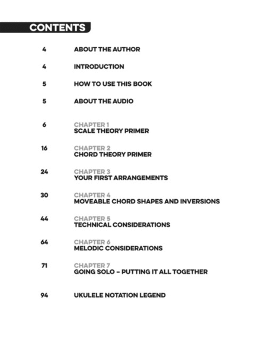 How to Play Solo Ukulele How to Play Solo Ukulele Guitar Tablature scores gallery preview page 2