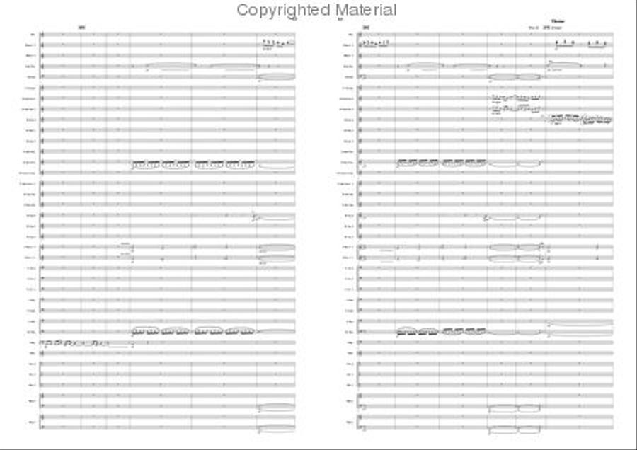 Variations on a Pentatonic Theme Concert Band scores gallery preview page 32