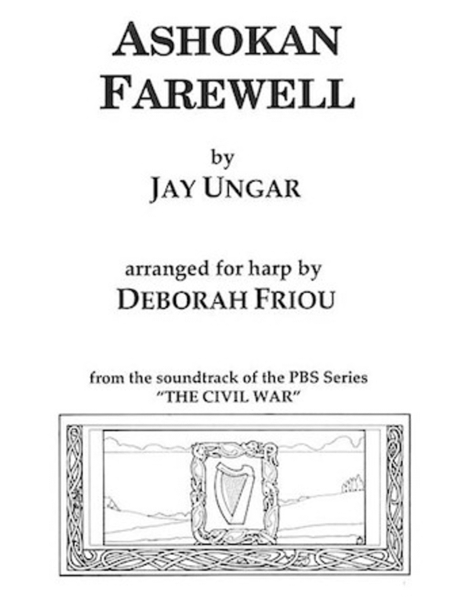 Ashokan Farewell Ashokan Farewell Celtic Harp scores gallery preview page 1