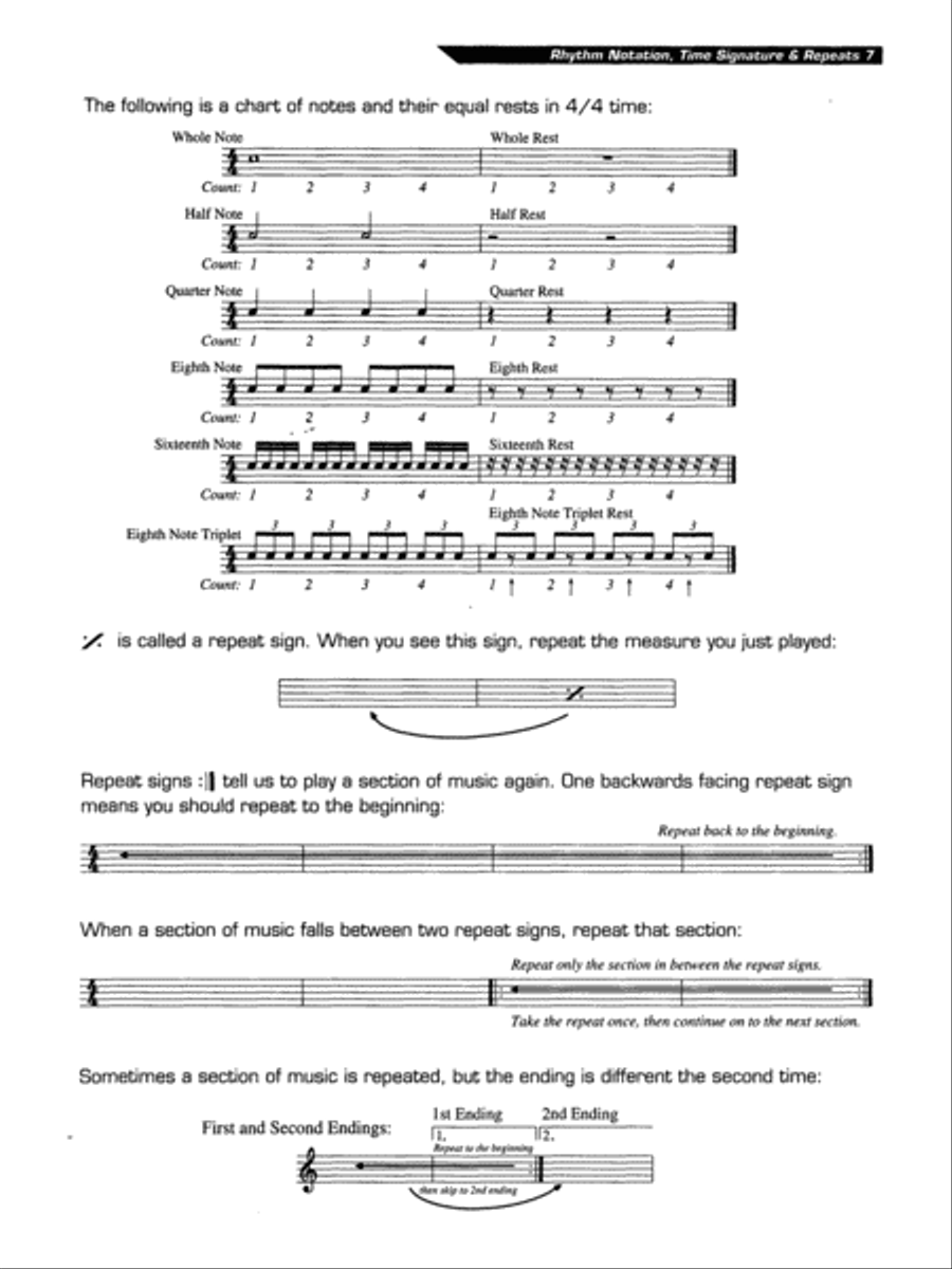 Ultimate Beginner Rock Drums Basics Drum Set scores gallery preview page 5