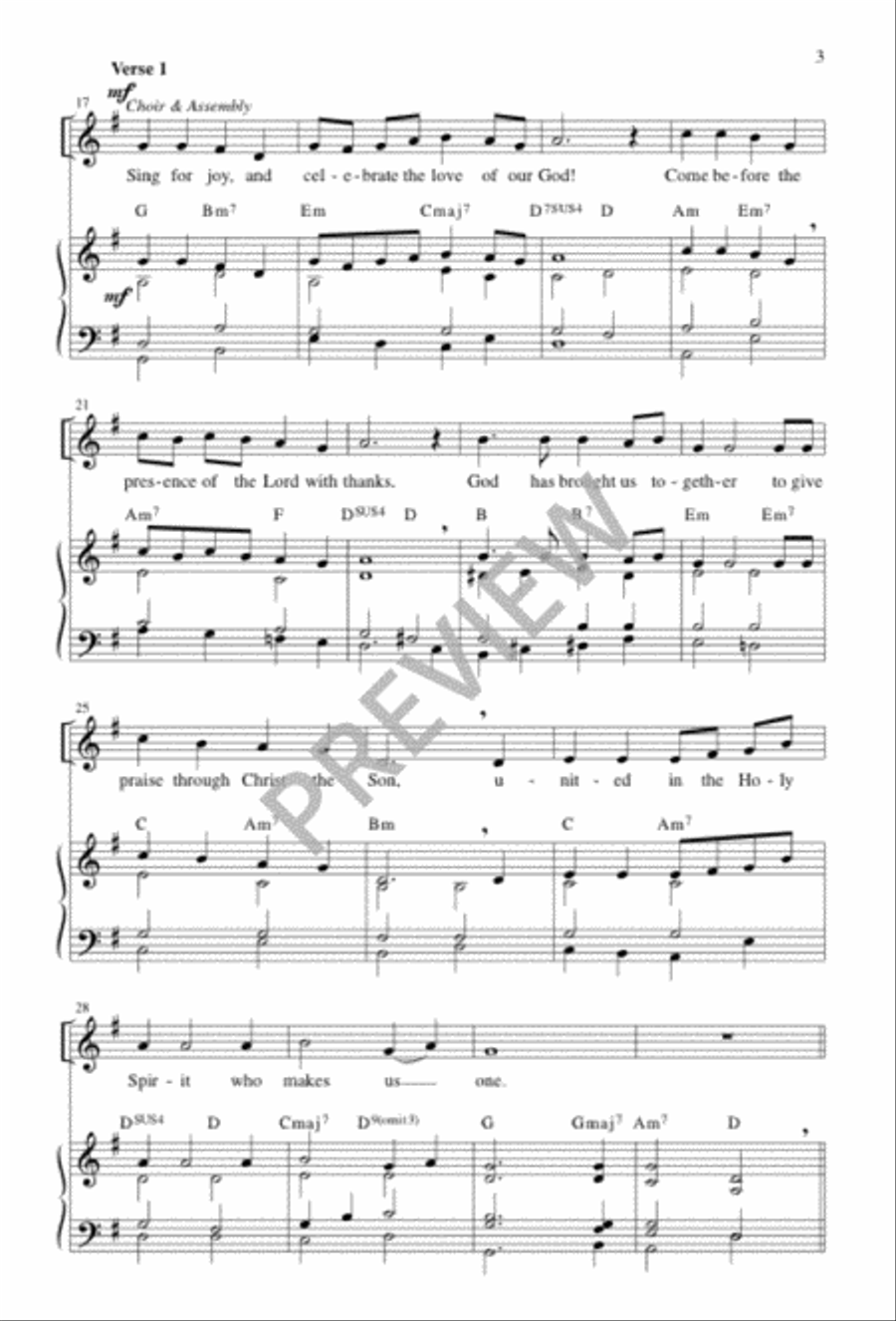 Sing for Joy 4-Part scores gallery preview page 3