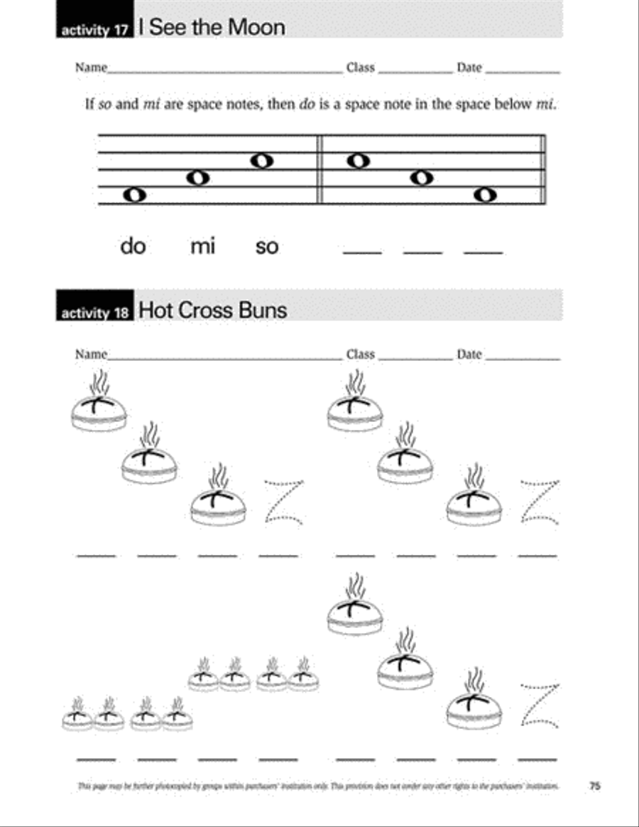 Kodaly in the Classroom – Primary (Set I) Choir scores gallery preview page 7