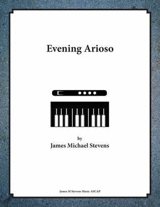 Book cover for Evening Arioso - Flute & Piano