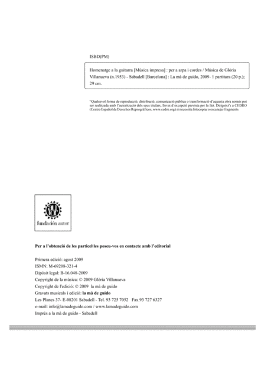 Homenatge a la guitarra Small Ensemble scores gallery preview page 2