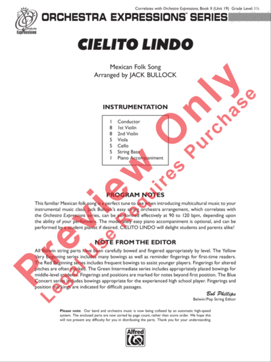 Cielito Lindo Cielito Lindo String Orchestra scores gallery preview page 2