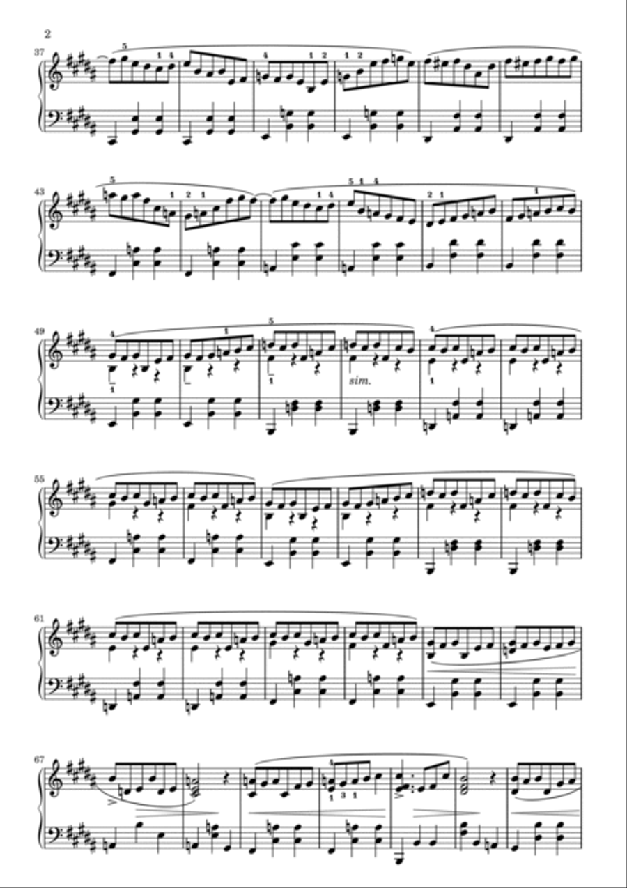 Valse Piano Solo scores gallery preview page 2
