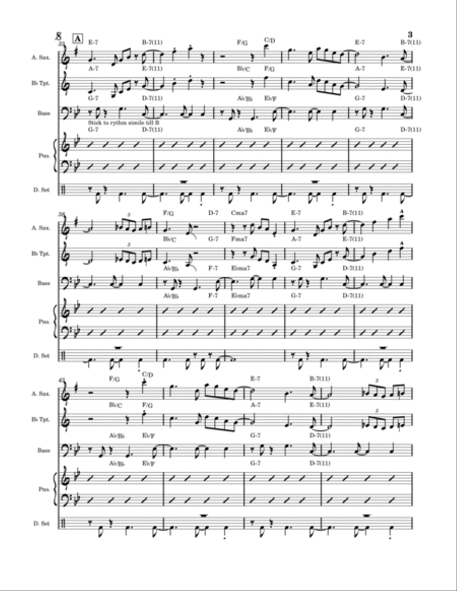 Fuller Love Jazz Ensemble scores gallery preview page 3
