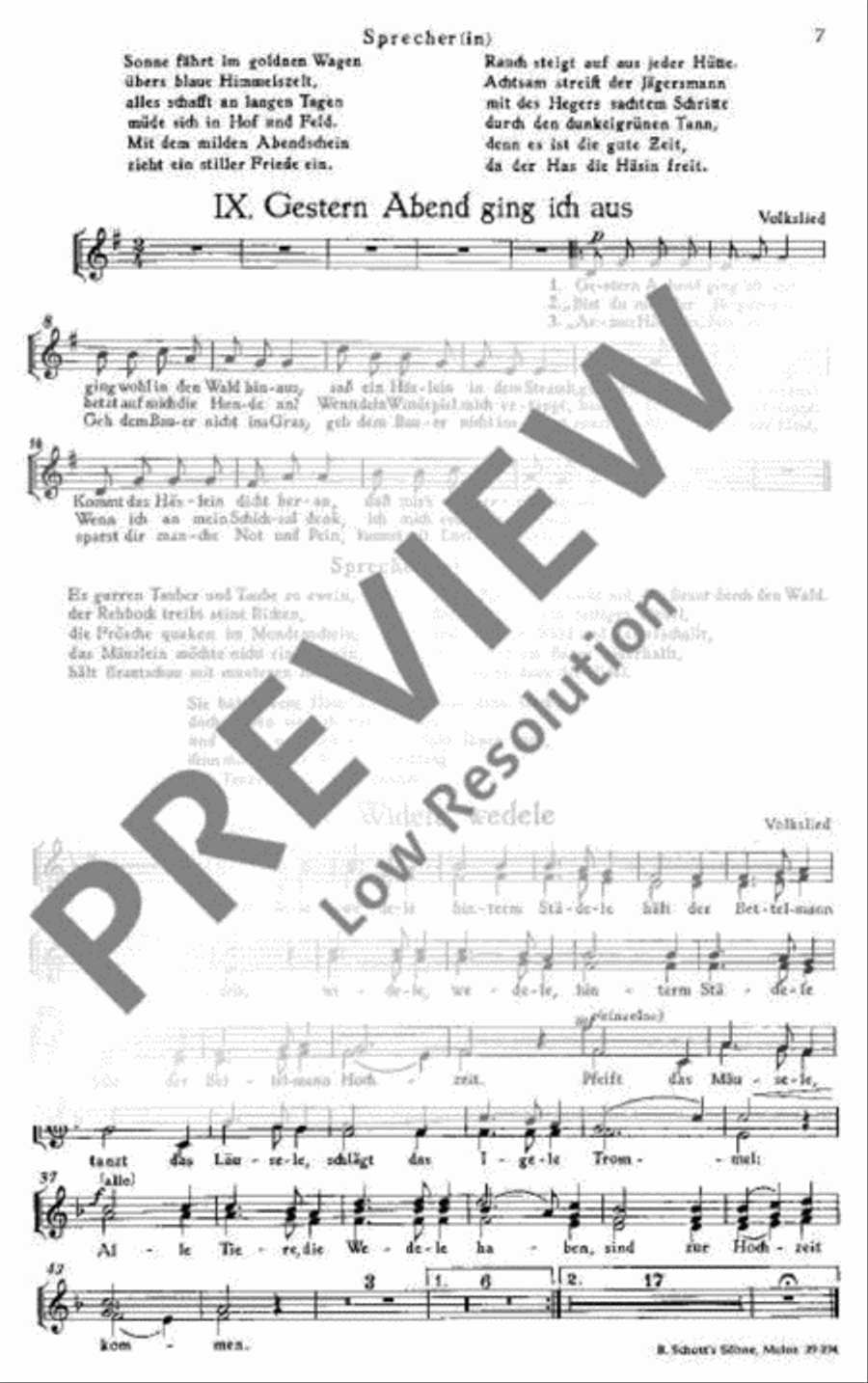 Heiteres Tierliederspiel Children's Choir scores gallery preview page 8