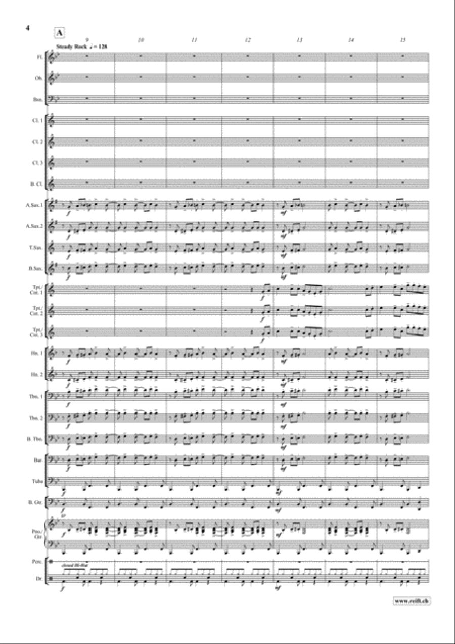 She'll Be Coming Round The Mountain Concert Band scores gallery preview page 5