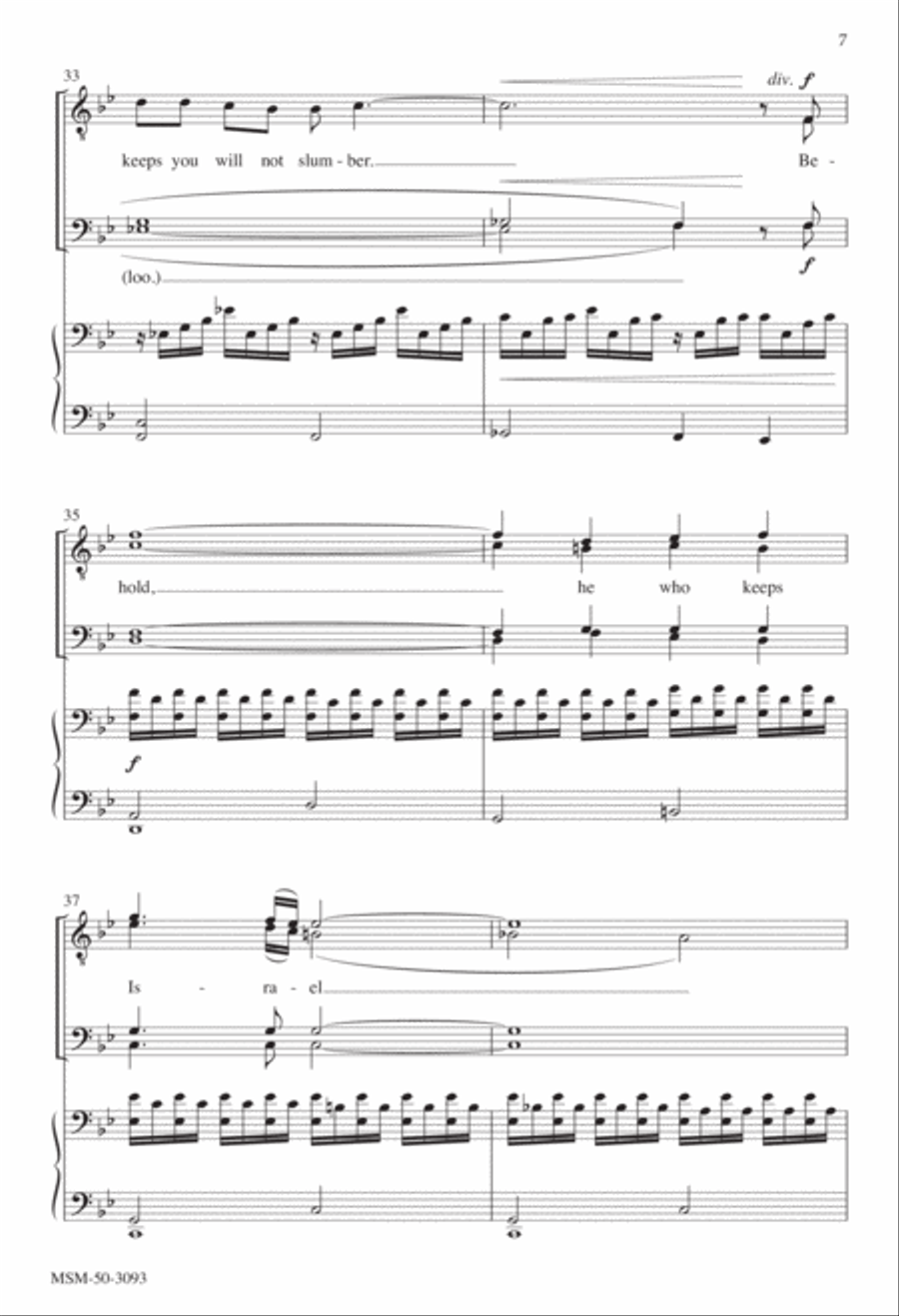Psalm 121 TTBB scores gallery preview page 6