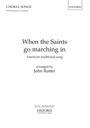 Book cover for When the Saints go marching in