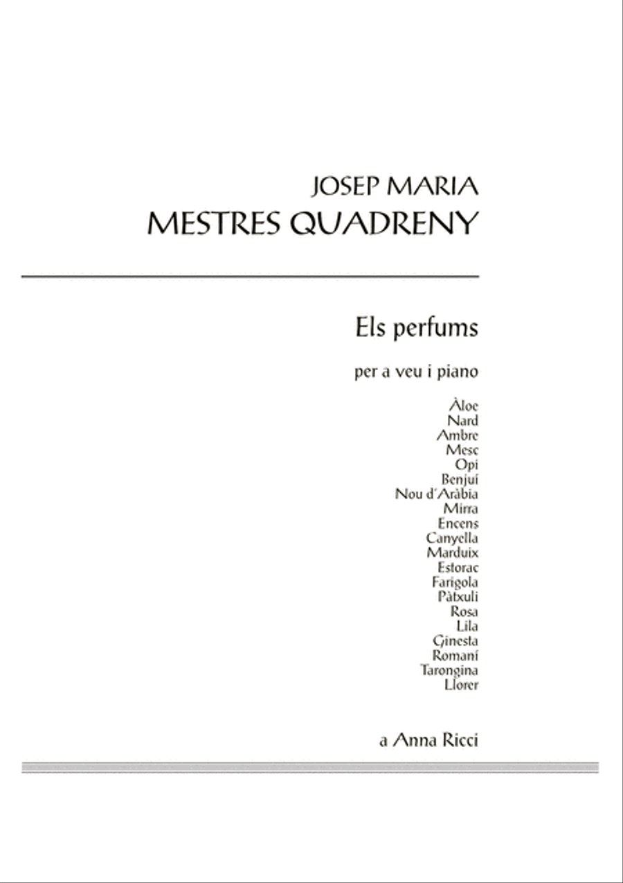 Els perfums Voice scores gallery preview page 3