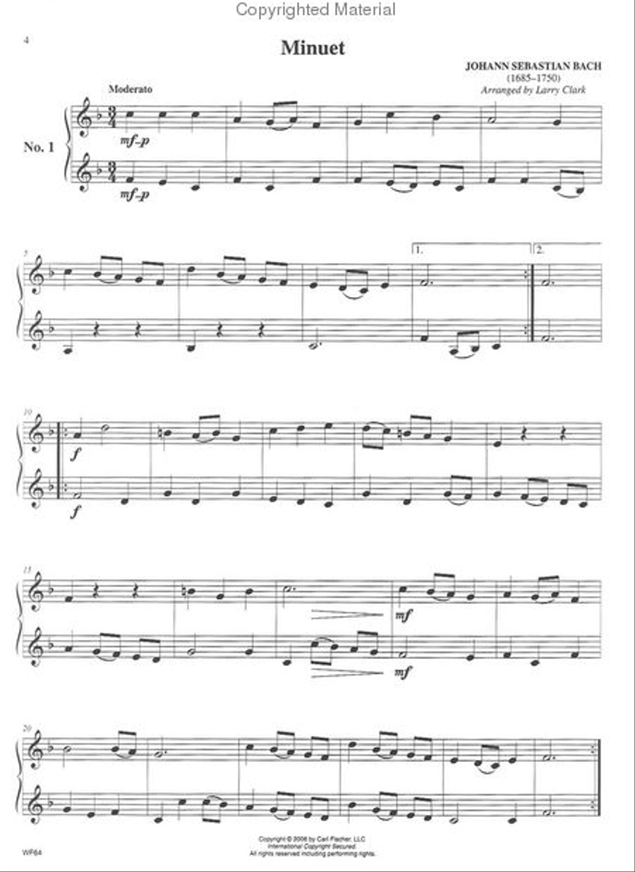 Progressive Duets Volume 1 B-Flat Trumpet scores gallery preview page 2