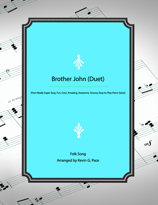 Brother John - easy piano duet