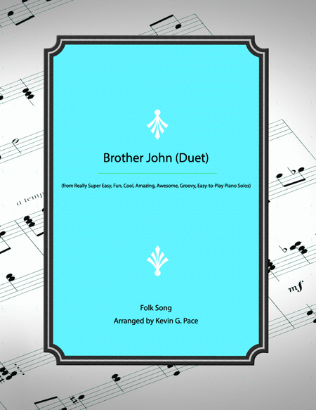 Brother John - easy piano duet image number null